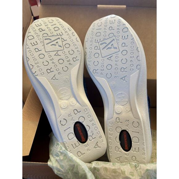 NEW Comfortable Blue Mary Jane Shoes - Picture 5 of 6